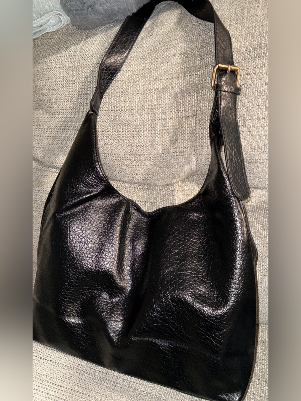 🌻Classic Black Leather Shoulder Bag - Sleek Everyday Carry🌻